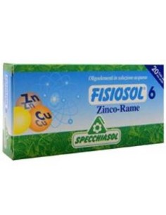 Fisiosol 06 Zinc-Cobre 20amp.