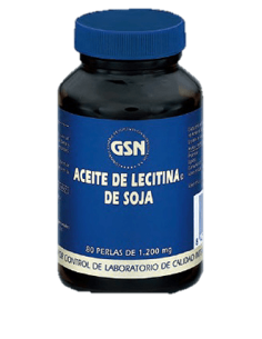 Lecitina de soja 1200mg. 80...