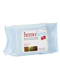 Hemofarm Plus, 40 toallitas