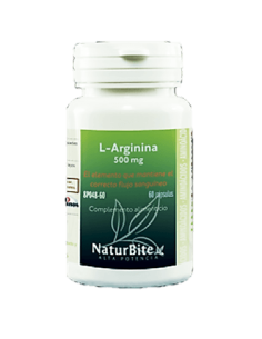 L-Arginina 500mg. 60 cap.