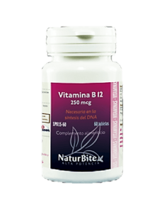 Vitamina B12 250mcg. 60 comp.