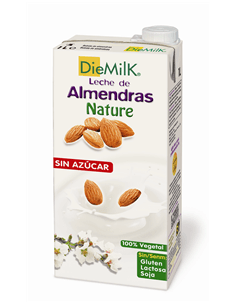 Leche almendra sin azucar...