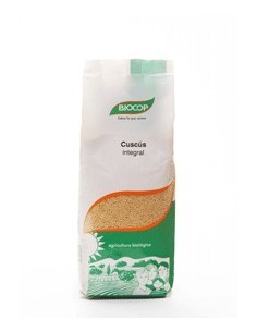 Cous cous de trigo integral bio de Biocop, 500 gr.