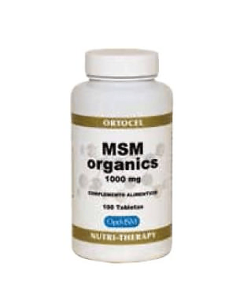 MSM organics 1000mg. 100comp.