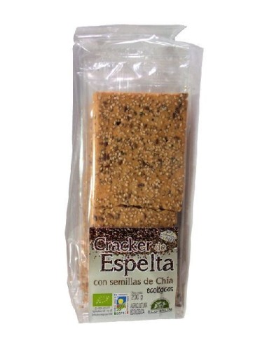 Crackers de espelta con semillas BIO de Int-Salim, 200gr.