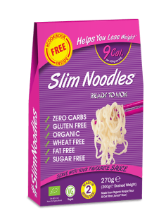 Slim pasta noodles eat water