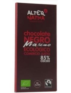 Chocolate 85% cacao mascao...