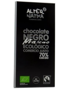 Chocolate 70% cacao mascao...