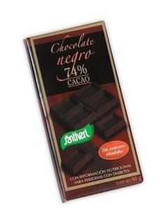 Chocolate negro 74% cacao...