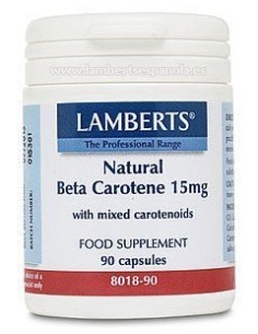 Beta Caroteno Natural 15 mg...