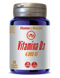 Vitamina D3 4000ui 60caps.