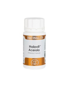 Holovit Acerola (vitamina C natural) de Equisalud, 50 cápsulas
