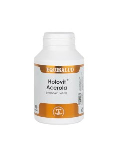 Holovit Acerola (vitamina C natural) de Equisalud, 180 cápsulas
