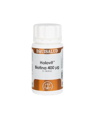 Holovit biotina 400µg de Equisalud, 50 cápsulas