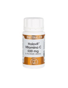 Holovit Vitamina C 500 mg de Equisalud, 50 cápsulas
