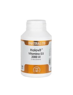 Holovit Vitamina D3 2.000 UI de Equisalud, 180 cápsulas