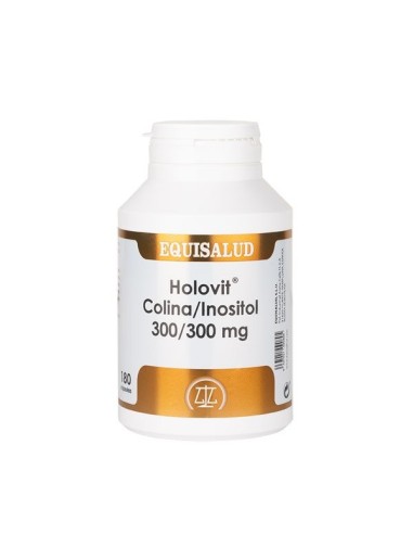 Holovit Colina/Inositol 300/300 mg de Equisalud, 180 cápsulas