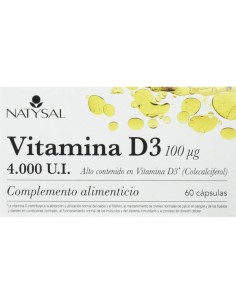 Vitamina D3 de Natysal, 60...