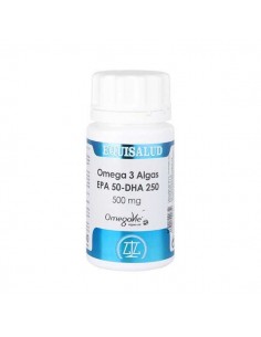 Omega 3 Algas EPA50-DHA250 de Equisalud, 500 mg 40 perlas
