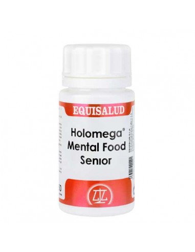 Holomega Mental Food Senior de Equisalud, 50 cápsulas