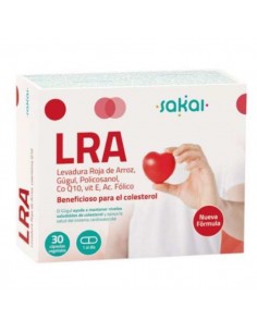LRA Levadura Roja de Arroz + Q10 de Sakai, 30 cápsulas