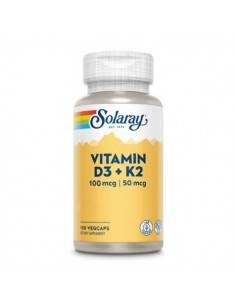 Vitamina D3+K2 de Solaray,...