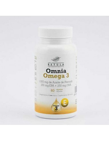 Omnia Omega 3 de Betula, 60 cápsulas