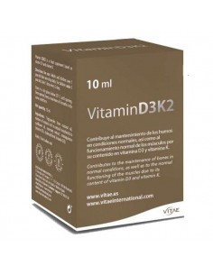 VitaminD3K2 de Vitae, 10 mililitros