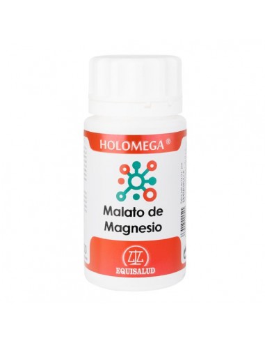 Holomega Malato de Magnesio de Equisalud, 50 cápsulas