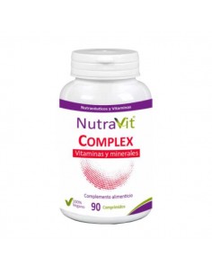 Complex vitaminas minerales Vegan de Nutravit, 90 comprimidos