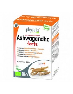 Ashwagandha forte eco vegan de Physalis, 30 comprimidos