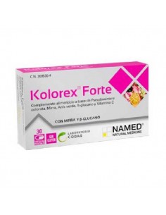 Kolorex forte sin gluten de LCB Cobas, 30 cápsulas