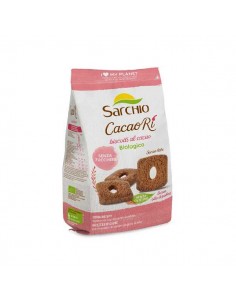 Galletas de cacao ri sin azúcar sin gluten BIO de Sarchio, 200 gramos