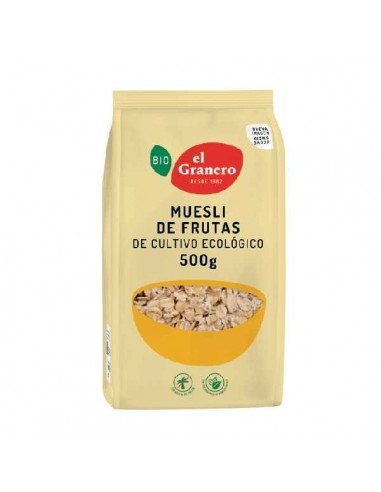 Muesli de frutas BIO de El Granero Integral, 500 gramos