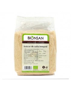Azucar caña integral ECO vegan de Bionsan, 750 gramos