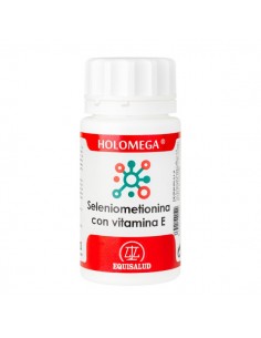 Holomega Seleniometionina con vitamina E de Equisalud, 50 cápsulas