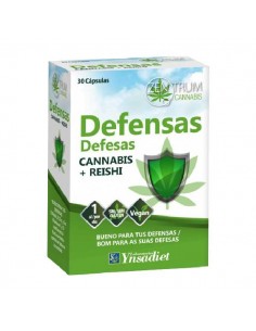 Zentrum cannabis defensas sin gluten de Ynsadiet, 30 cápsulas