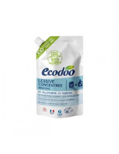 Detergente líquido concentrado sensitive 0 de Ecodoo, 1.5 litros