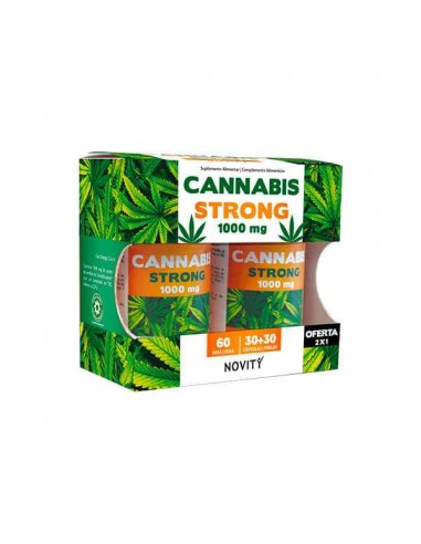 Cannabis strong de Novity Dietmed, 60 cápsulas