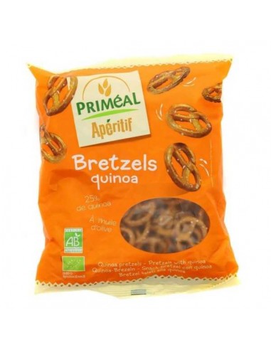 Bretzels de quinoa de Primeal, 200 gramos