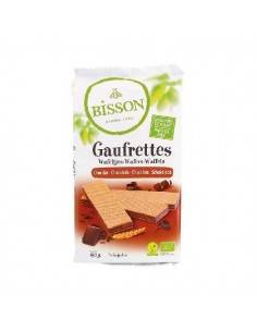 Galletas Gaufrettes de chocolate veganas de Bisson, 190 gramos