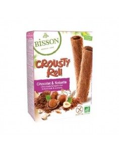 Crousty Roll de cacao con avellana de Bisson, 125 gramos