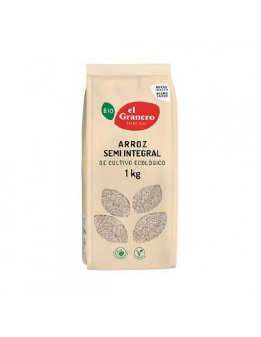 Arroz semi integral de El Granero Integral,1 kilogramo