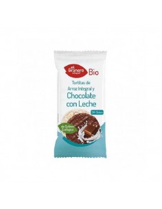 Tortitas de arroz integral de chocolate con leche de El Granero Integral,100 gramos