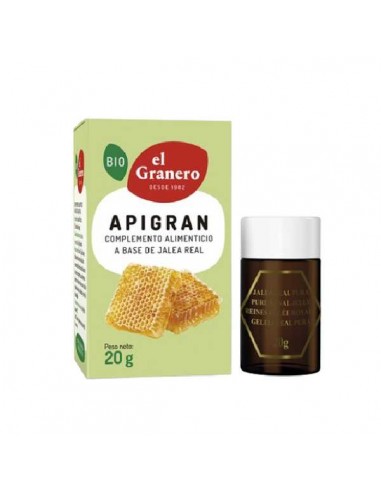 Apigran jalea real de El Granero Integral, 20 gramos