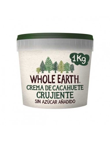 Crema de cacahuete crujiente de Whole Earth, 1 kilogramos