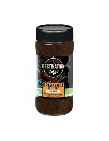 Café soluble desayuno de Destination, 100 gramos