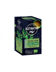 Té verde Sencha premium Japón de Destination, 20 sobres