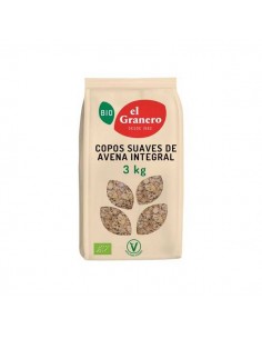 Copos suaves de avena integral de El Granero Integral, 3 kilogramos