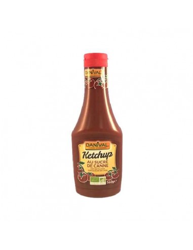 Ketchup con azúcar de caña de Danival, 560 gramos